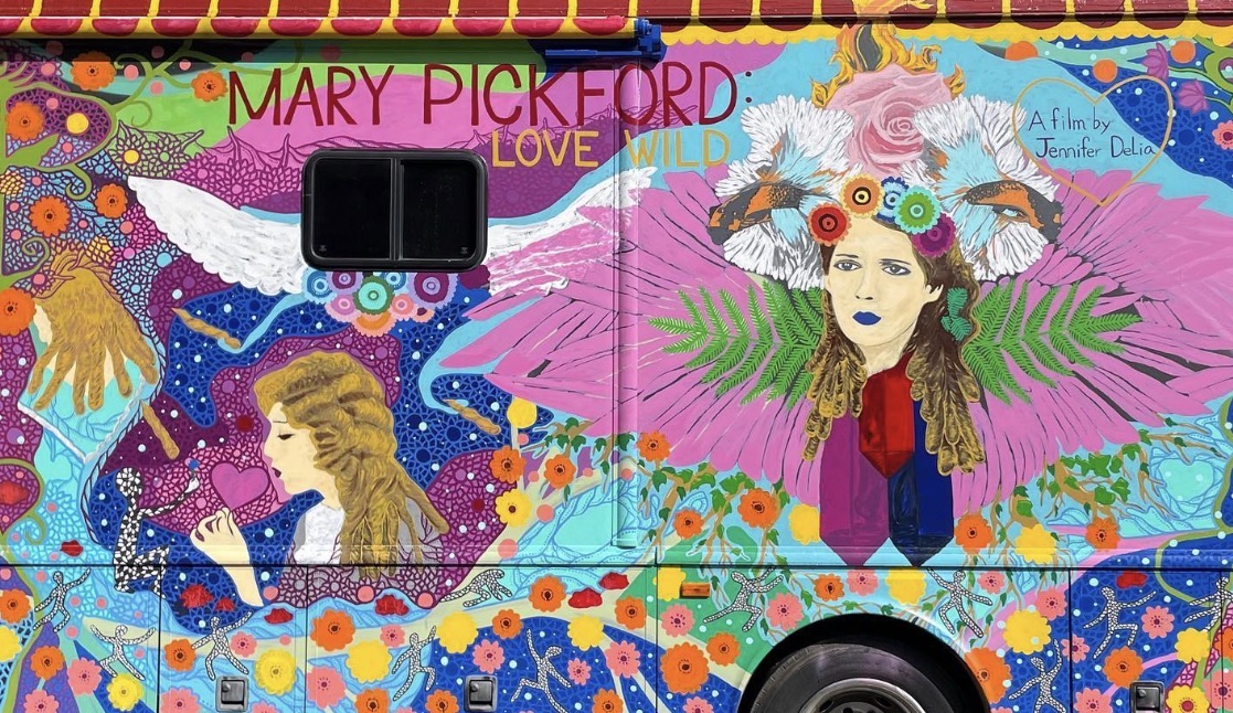 Pinkford RV mural — Mary Pickford Love Wild side panel