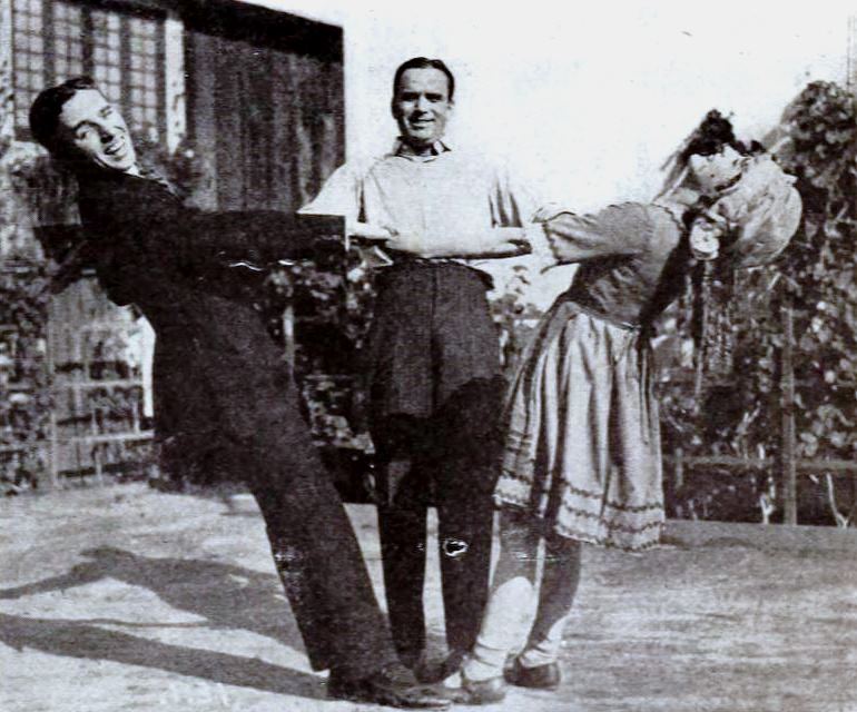 Charlie Chaplin, Douglas Fairbanks and Mary Pickford, March 1921